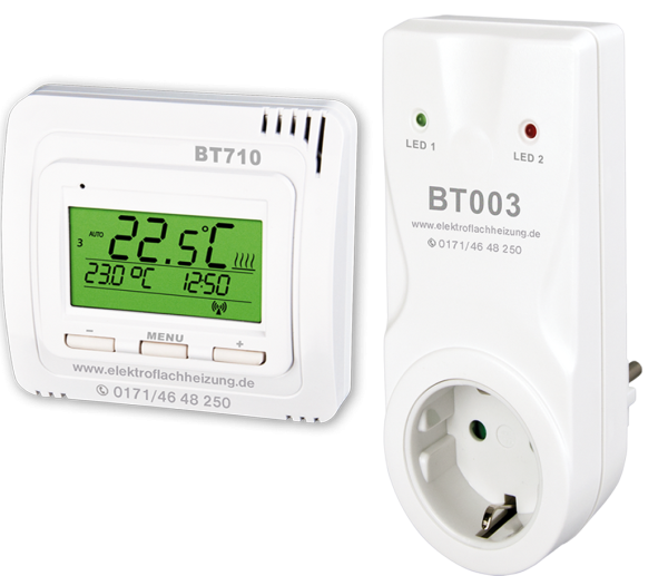 T9 Digitales Funkthermostat mit Programmiermöglichkeit für Steckdose